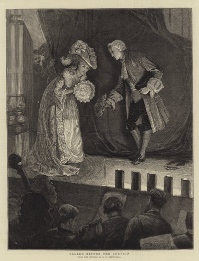 Llamado antes del telón de Edward Frederick Brewtnall